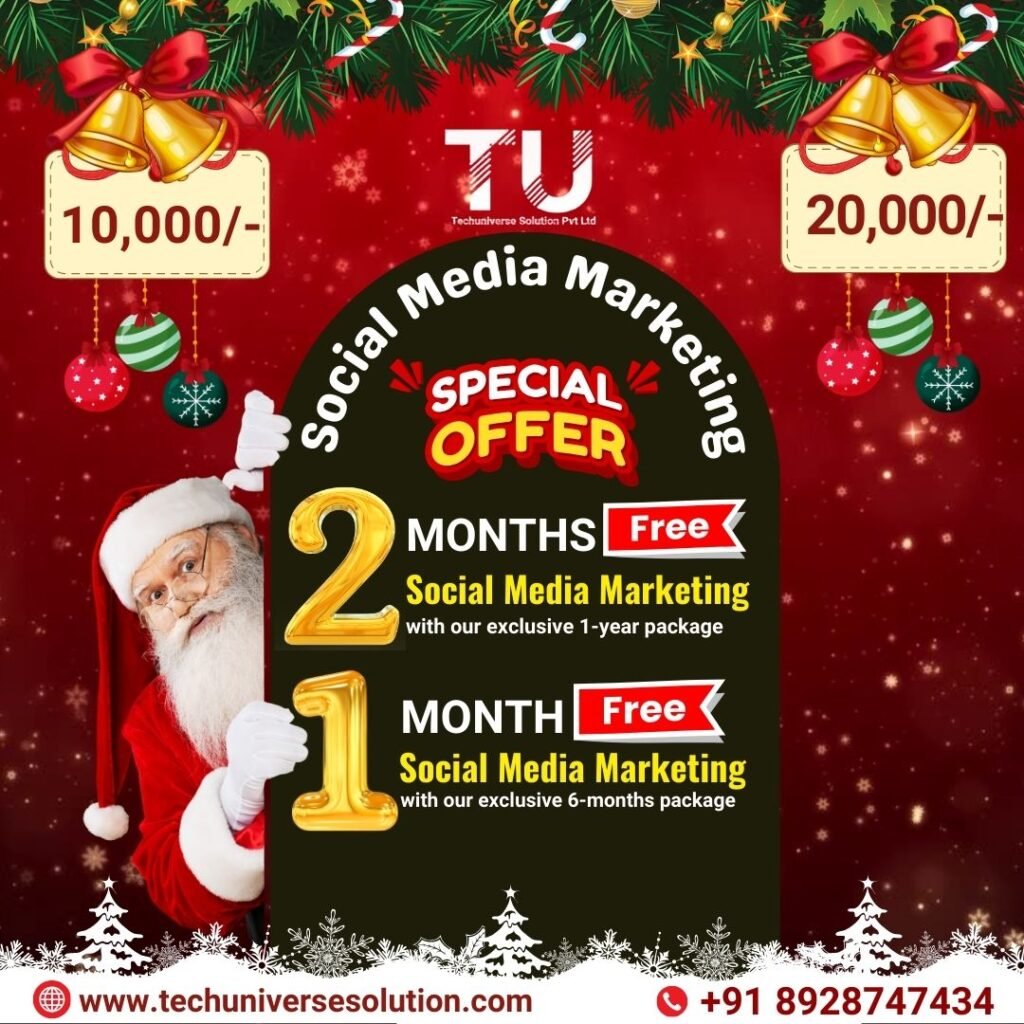 Celebrate Success with TechUniverse Solution Private Limited This Christmas